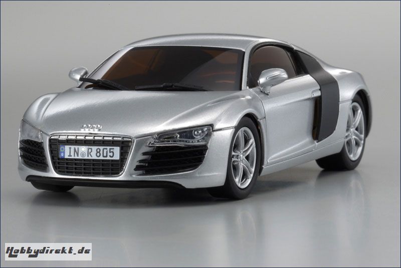 dNano Audi R8, silber Kyosho 32507S