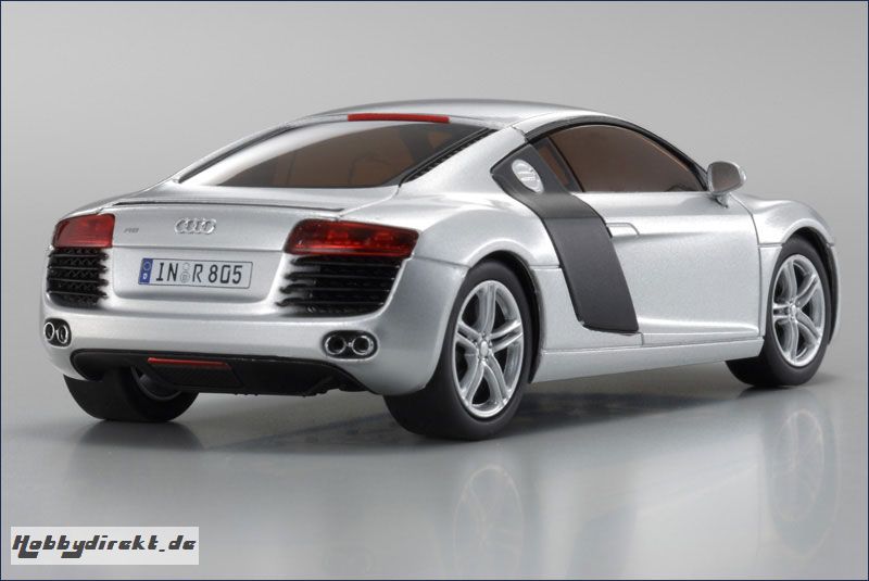 dNano Audi R8, silber Kyosho 32507S