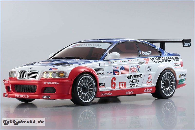 Mini-Z MR-03 BMW M3 GTR 2001 No. 6 Kyosho 32818AL