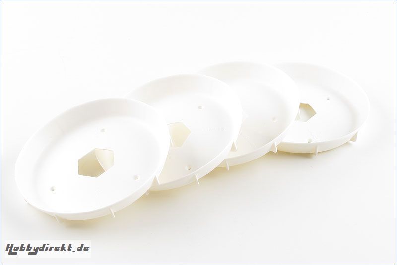 STIFFENERS FOR TRUGGY EVO WHEEL WHITE Kyosho 34102W