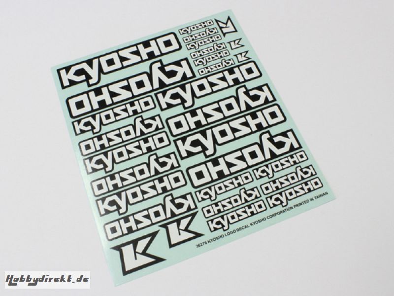 DEKORBOGEN - KYOSHO LOGO (235x210mm) Kyosho 36276