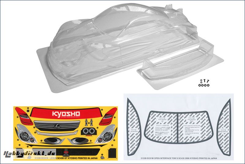 Karosserie 1:10 LEXUS SC430 Kyosho 39277