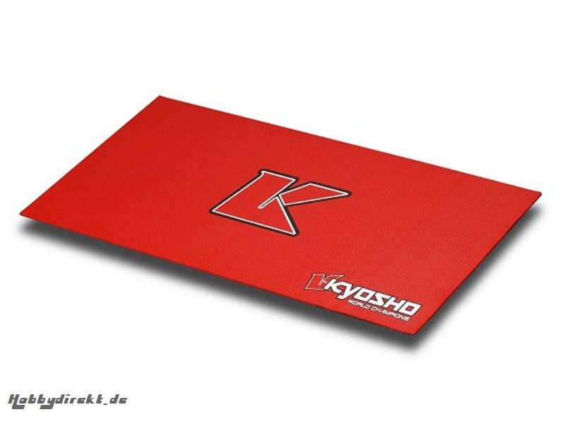 SCHRAUBERMATTE PITMAT BIG K 2.0 ROT (61x122CM) Kyosho 80823R