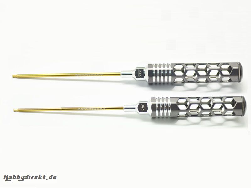 BALL DRIVER  SET.078, .093, X 120MM  2PCES  HONEYCOMB Kyosho AM420881