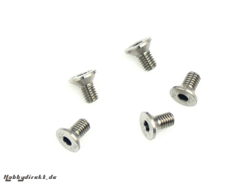 TITANIUM SCREW ALLEN COUNTERSUNK M3X6 (5) Kyosho AM640002