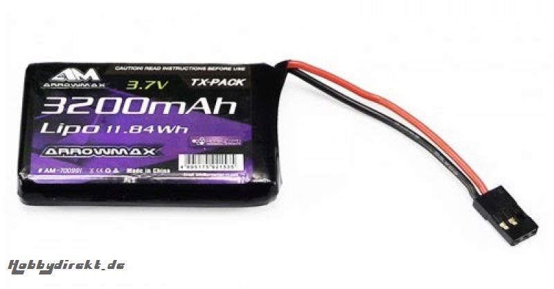 ARROWMAX LIPO MT44 TX 3200  (3.7V) LIPO BATTERY Kyosho AM700991