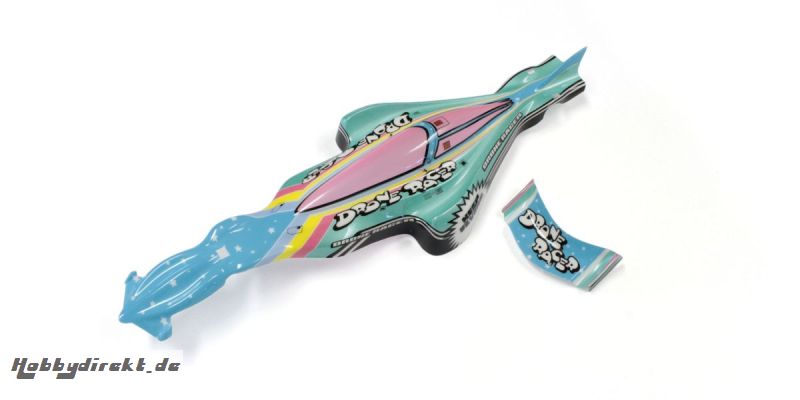 KAROSSERIE DRONE RACER G-ZERO PASTEL RAINBOW Kyosho DRB001PR