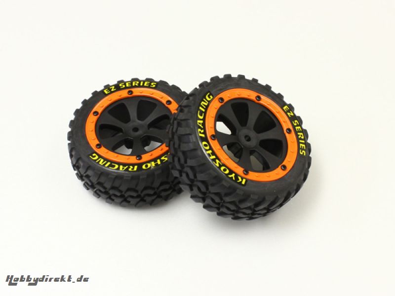 Reifensatz inkl. Felge Kyosho EZ002ORKY 1-EZ002ORKY