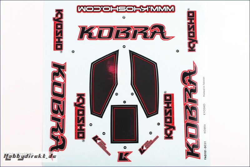 Dekorbogen Kobra Kyosho FAD-201