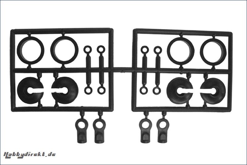 Kugelpfannen fuer Daempfer(4) Kyosho IF-346-05