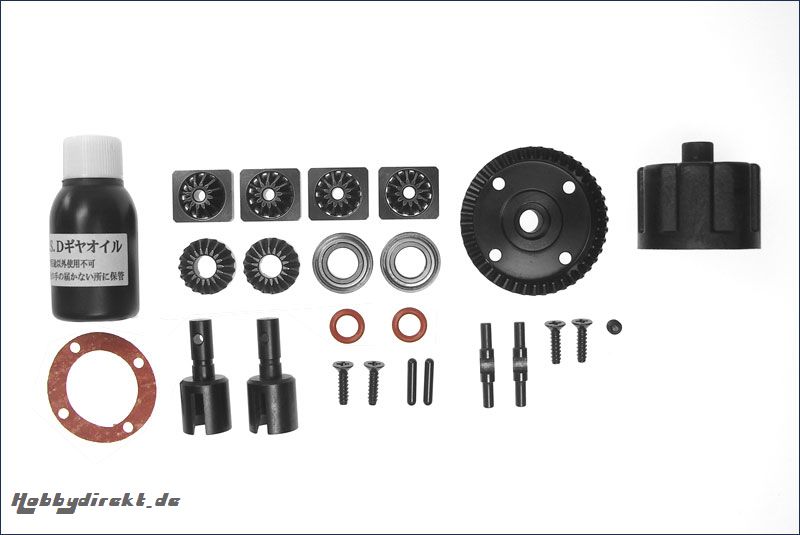 Differentialgetriebe komplett v/h Kyosho IFW-118