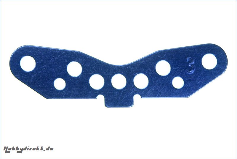 Querlenkerstifthalterung MP777, 3°, blau Kyosho IFW-303