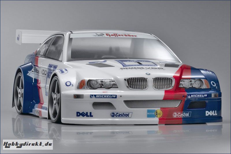 Karosse 1:8 BMW M3 GTR lackiert Kyosho IGB-02