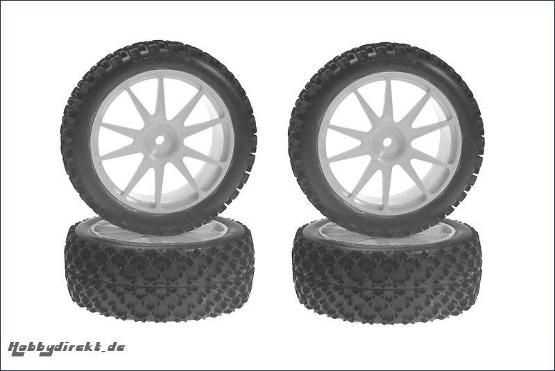 Reifensatz X-Pattern, weiss (4) Kyosho IHTH-03W