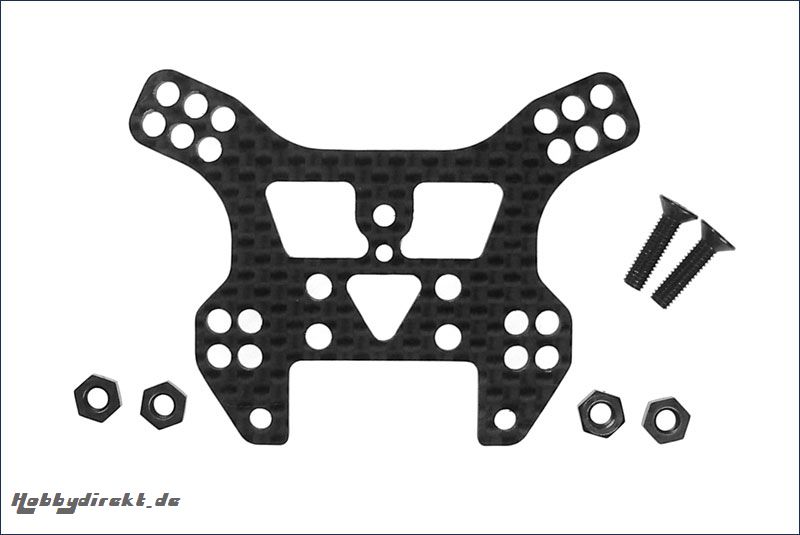 Daempferbruecke hinten, Kohlefaser Kyosho IHW-17