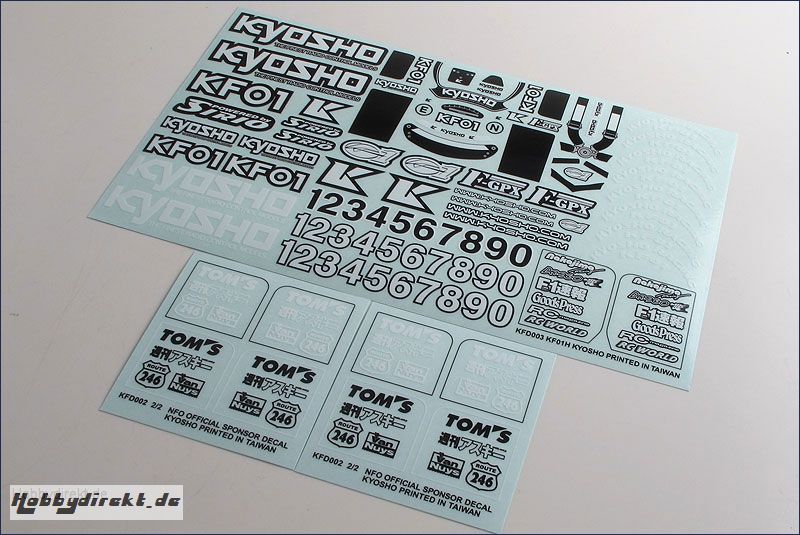 Dekorbogen T90 HN Kyosho KFD-003B