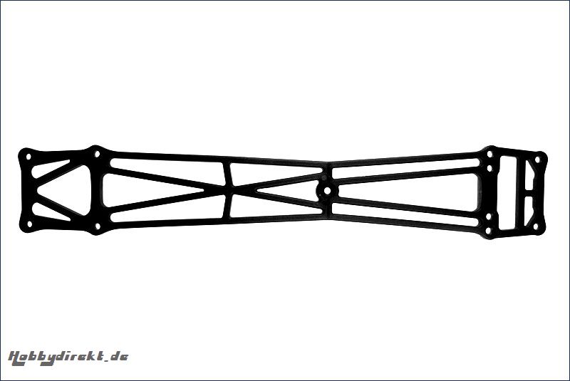 Obere Chassisplatte Kohlefaser, ZX-5 Kyosho LA-215H