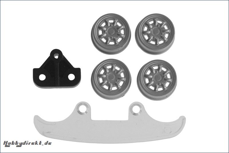 Stossfaenger inkl. Radkappen Mini Cooper Kyosho LTH-04