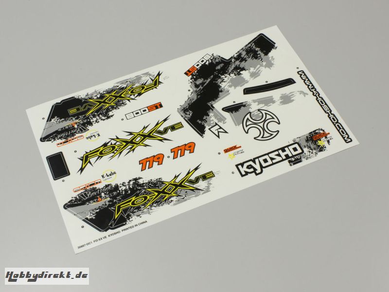 Dekorbogen FO-XX VE Kyosho MAB-303-1KY 1-MAB-303-1KY