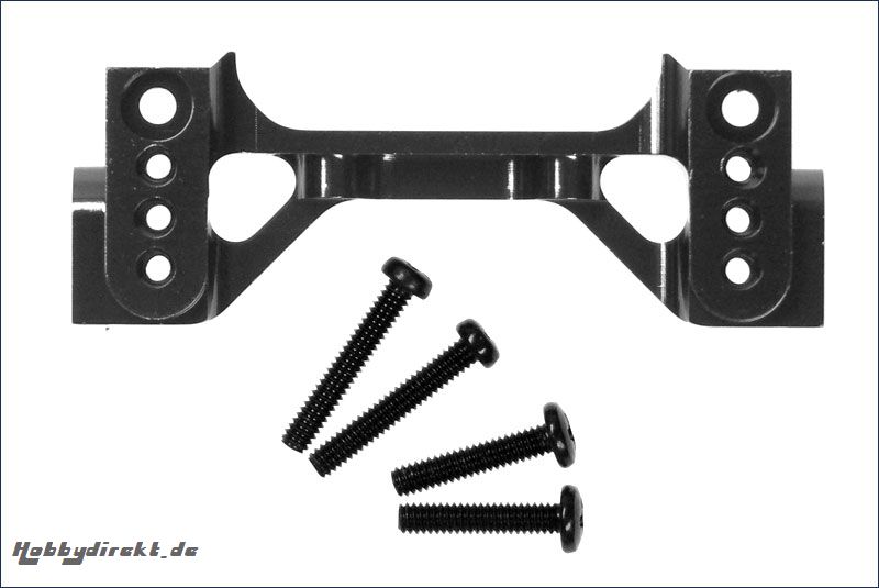 Daempferbruecke Alu, hinten, eisenfarbig Kyosho MMW-10