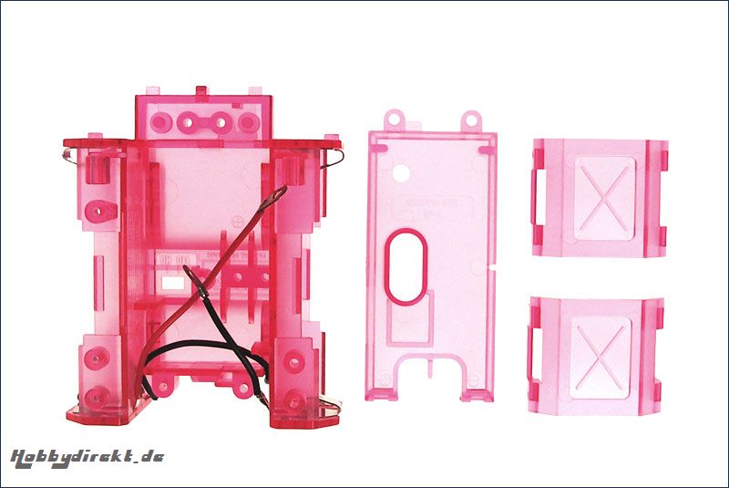 Chassis rot-transparent Kyosho MVF-02-CP