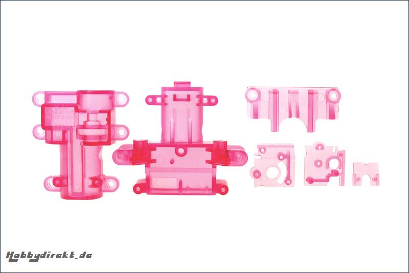 Servogehaeuse rot-transparent Kyosho MVF-04-CP