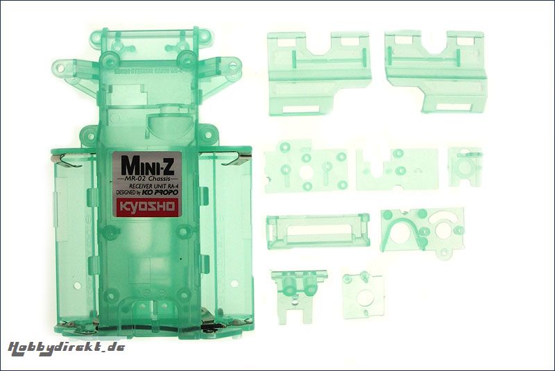 Chassis Mini-Z MR-02, grün-transparent Kyosho MZF-201CG