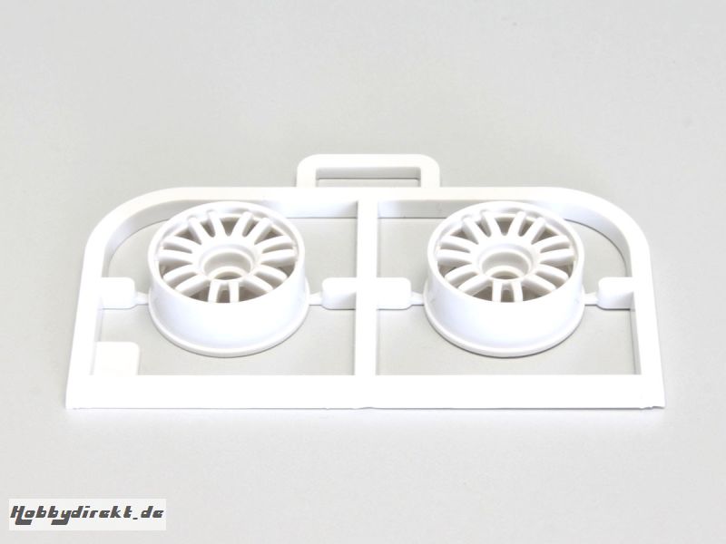 FELGENSET Mini-Z MR02-MR03 N - OFFSET 0 (2) WEISS Kyosho MZH131W-N0