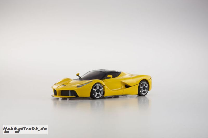 AUTOSCALE Mini-Z FERRARI LA FERRARI GELB (W-MM) Kyosho MZP224Y