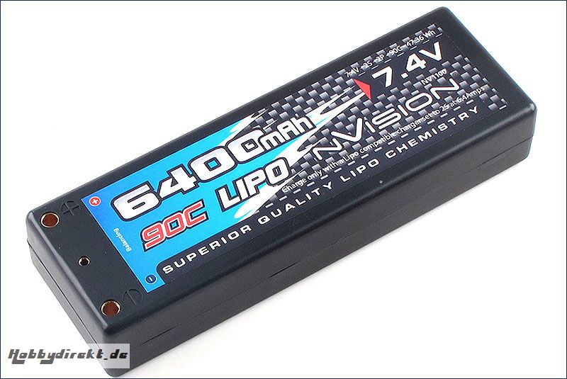 nVision Factory Pro Lipo 6400 90C 7,4V Kyosho NVO1100