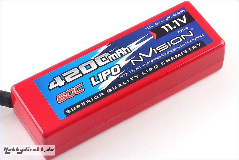 nVision Racing Lipo 4200 60C 11,1V 3S Kyosho NVO1106