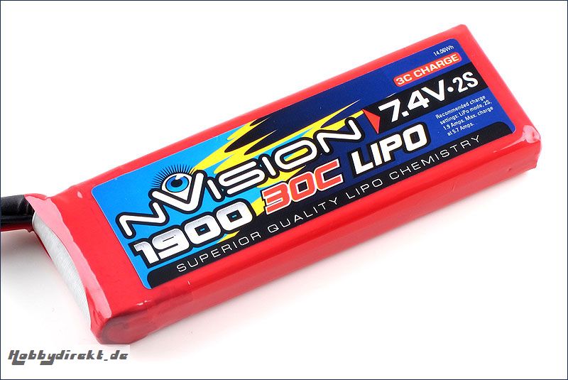 nVision LiPo 2s 7,4V 1900 20C Kyosho NVO1802