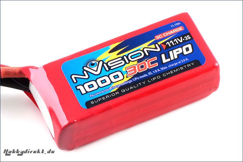 nVision LiPo 3s 11,1V 1000 20C Kyosho NVO1807