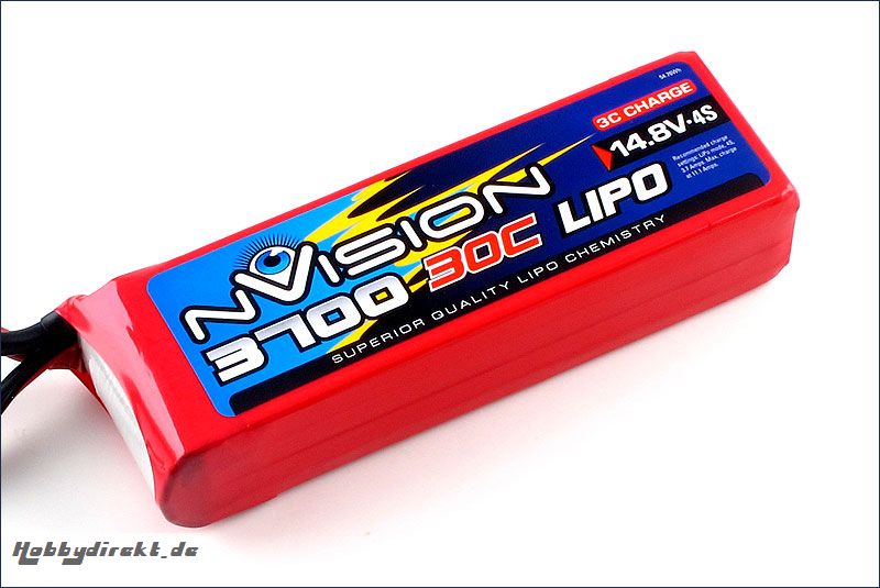 nVision LiPo 4s 14,8V 3700 20C Kyosho NVO1815