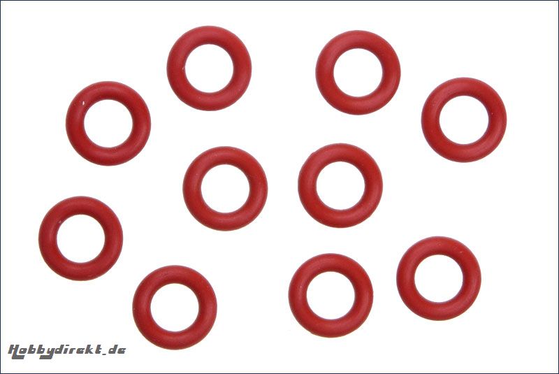 O-Ring innen 5mm, rot (10) Kyosho ORG05