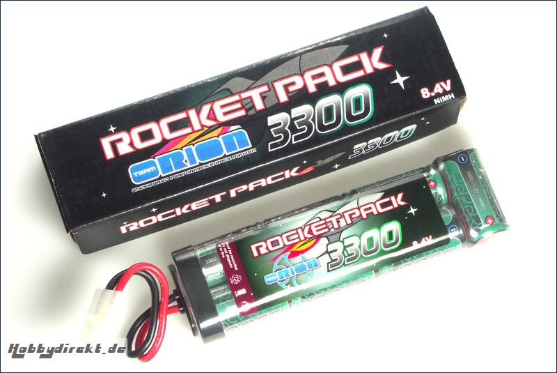 Akku Rocket Stick Pack 8,4V-3300 mAh Team Orion ORI10323