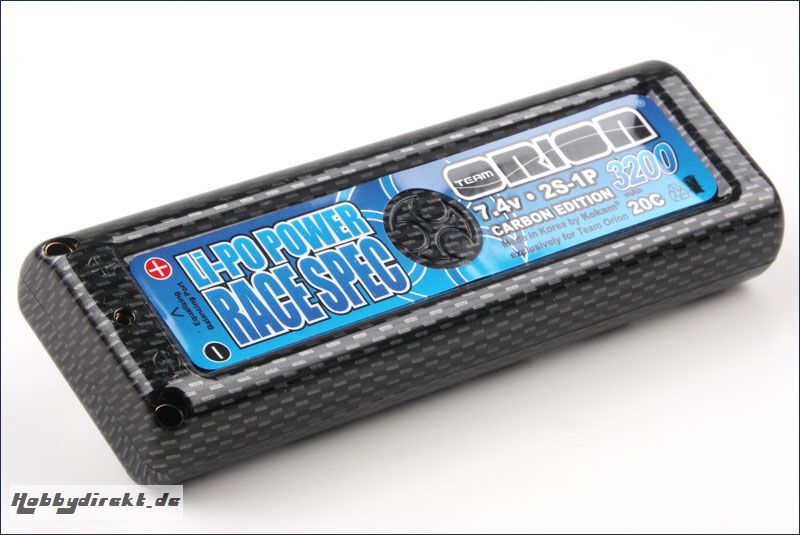 Akku  Carbon Edition LiPo 7,4V-3200 mAh Team Orion ORI14001