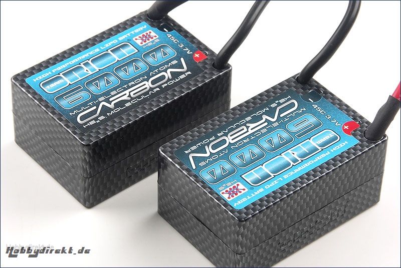 Molek-LiPo 6000 7,4V 45C Saddle S-Plug Team Orion ORI14016