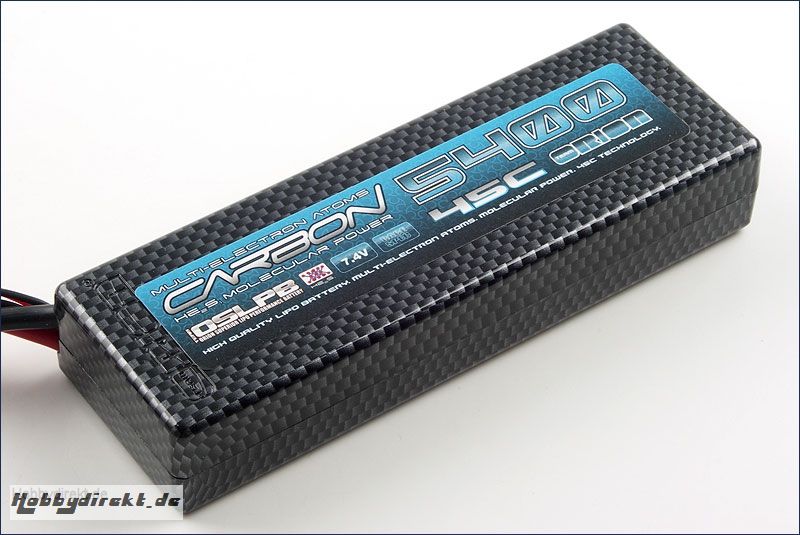 Molek-LiPo 5400 7,4V 45C Racepack S-Plug Team Orion ORI14020