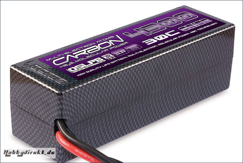 Carbon Molecular LiPo 4300 40C 22,2V 52x Team Orion ORI14038