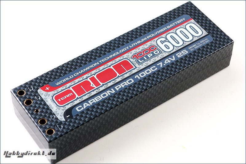 Carbon Pro 6000 100C 7.4V (Tubes) Team Orion ORI14061