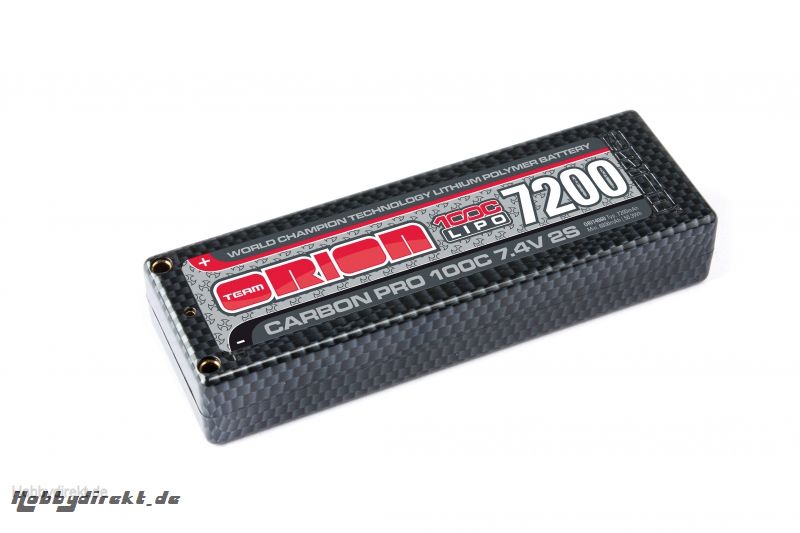 Carbon Pro 7200 100C 7.4V (Tubes) Team Orion ORI14062