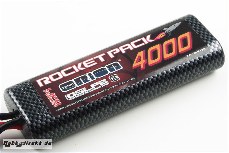 Akku Rocket Pack Lipo 4000 25C (Tamiya) Team Orion ORI14103