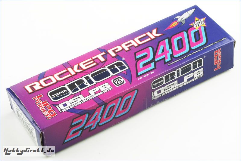 Rocket Pack Lipo 2400 25C (Super) Team Orion ORI14104