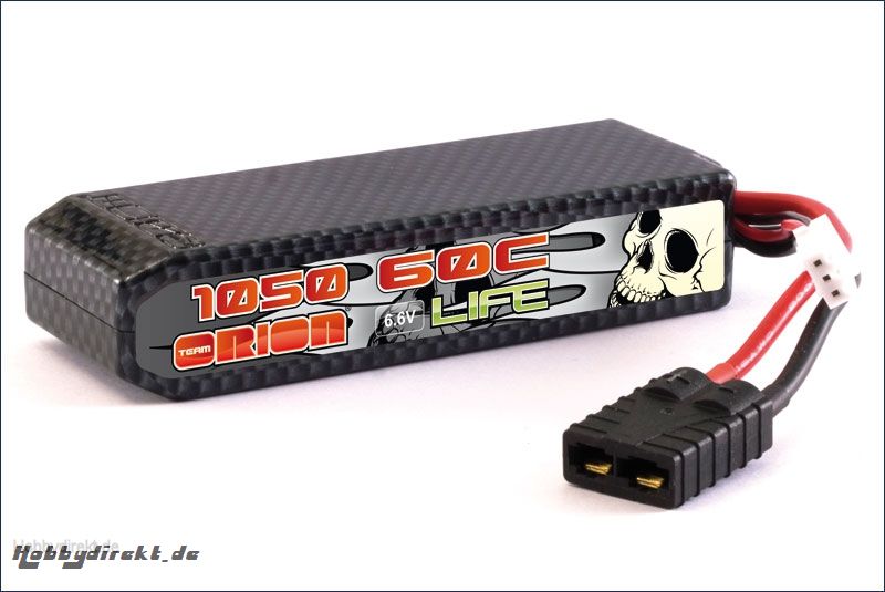 Carbon XX LiPo 1050 6.6 V 60C Team Orion ORI15123