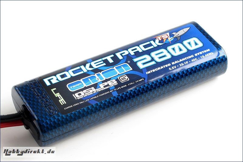 Rocket TS Stick Pack LiFe 2800 IBS Deans Team Orion ORI15129