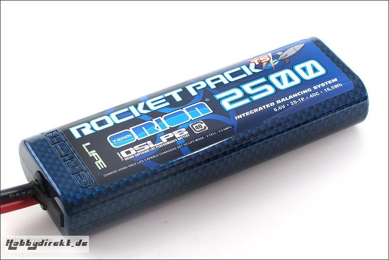 Rocket TS Stick Pack LiFe 2500 IBS Deans Team Orion ORI15130