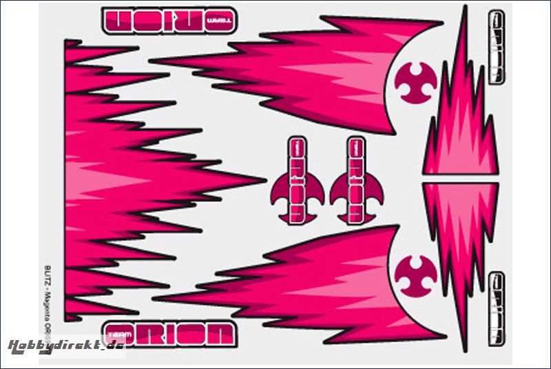 Grafiksset Innenraum  Blitz Magenta Team Orion ORI59057