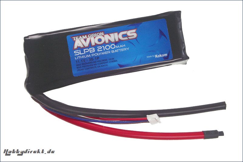 Avionics Lipo 30C SLP2100 mAh 11,1V Team Orion ORI60034