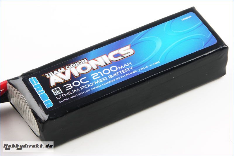 Avionics Lipo 11,1V 2100mAh 30C SLP Team Orion ORI60055